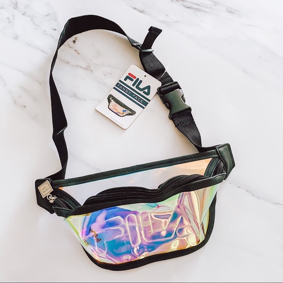 fila clear fanny pack